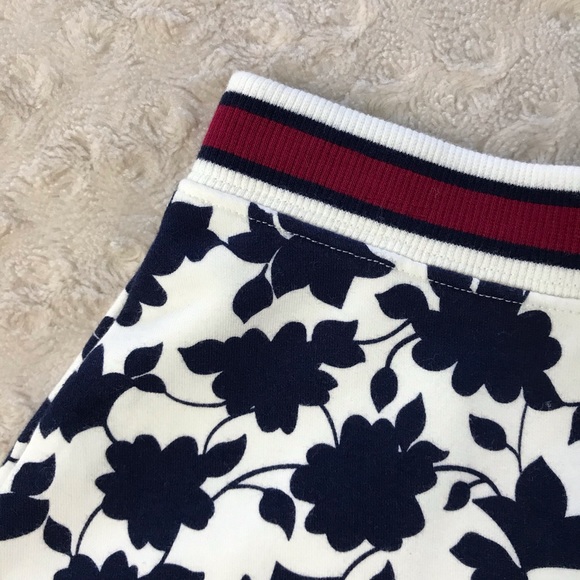 Janie and Jack Floral Skirt Blue Cream 18-24 Month - Picture 2 of 4